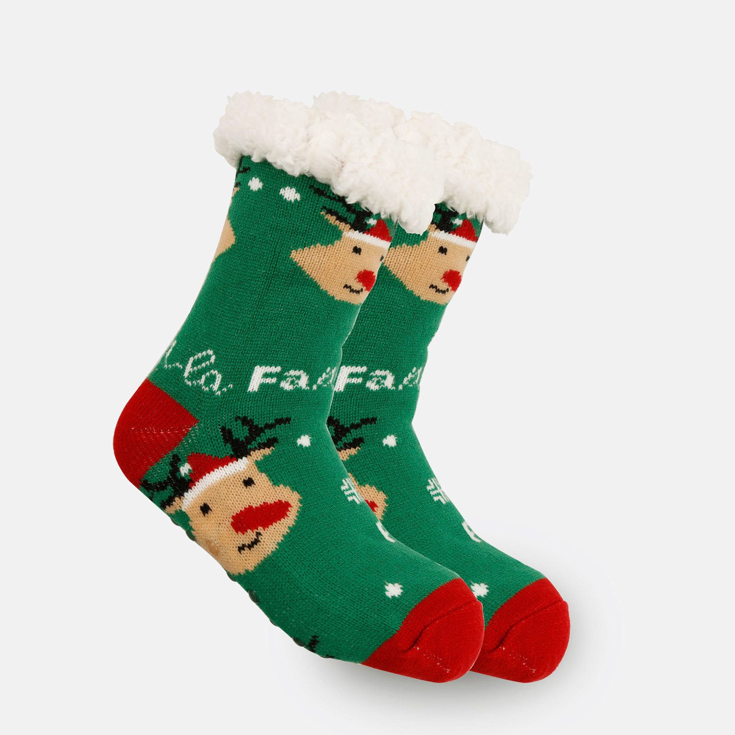 Christmas Women's Thickened Fleece-lined Room Socks - Image 7