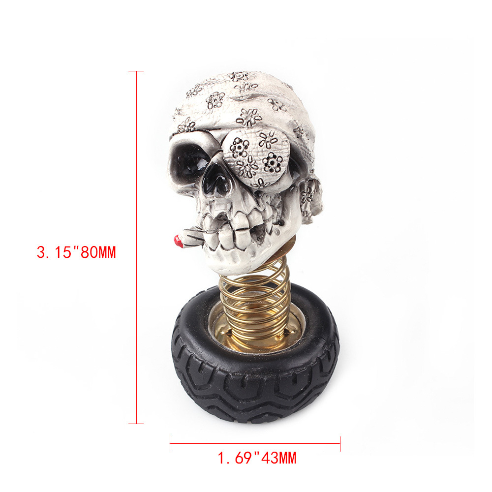Car Skull Personality Interior Decoration Halloween Day Ornament For Car Goods Car Interior Accessories Decoration - Image 6