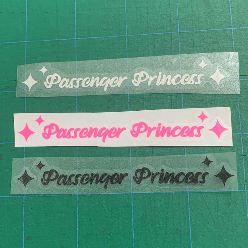 Passenger Princess Special Car Stickers Decorative Reflective — изображение 4