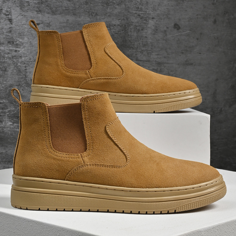 Men's Martin Boots Genuine Leather Mid-top — изображение 10