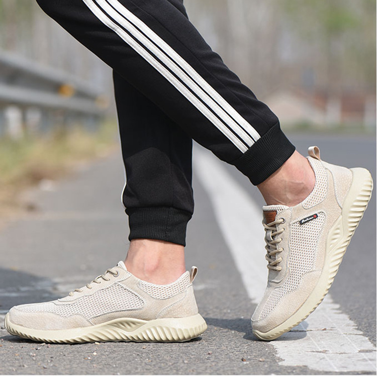 Flyknit Protective Shoes Breathable Mesh Anti-smashing And Anti-penetration Safety Protection - Image 2