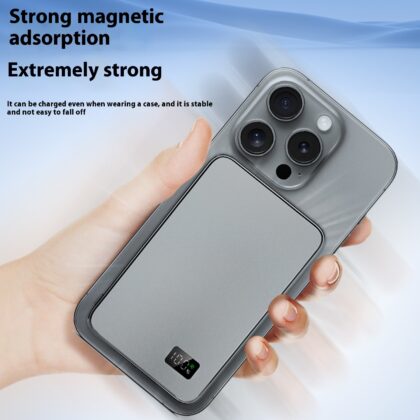 Three-in-one Wireless Magnetic Fast Charge Power Bank