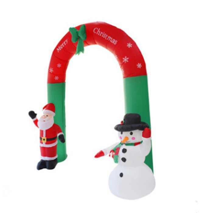 Giant Arch Santa Claus Snowman Inflatable Garden Yard Archway Christmas Ornaments Xmas New Year Festival Party Props Decor - Image 5