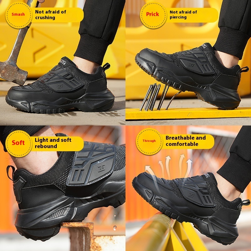 Safety Shoes Attack Shield And Anti-stab Labor Shoes – Bild 6