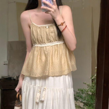 Women's Summer Floral Short Vest Top