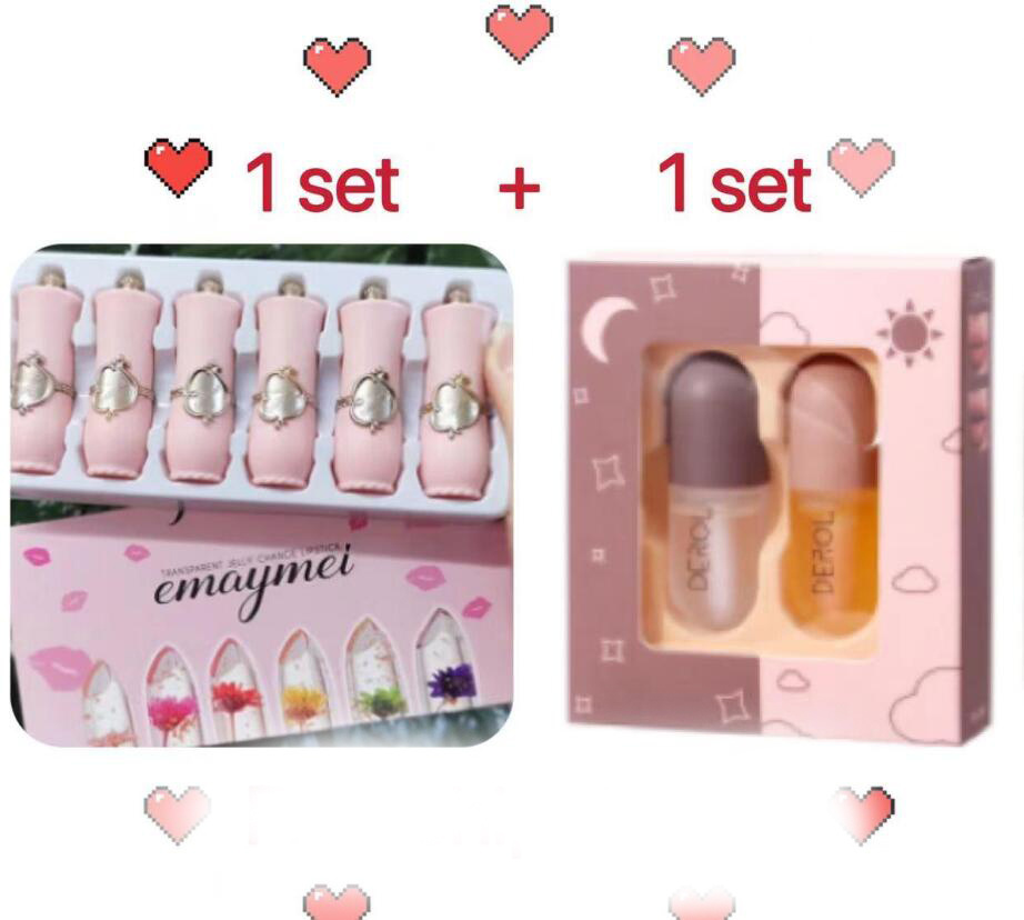 Jelly Flower Lipstick Color Changing Lip Gloss Moistening Temperature Crystal Pomade Transparent Lip Color Balm Makeup Cosm - Image 9