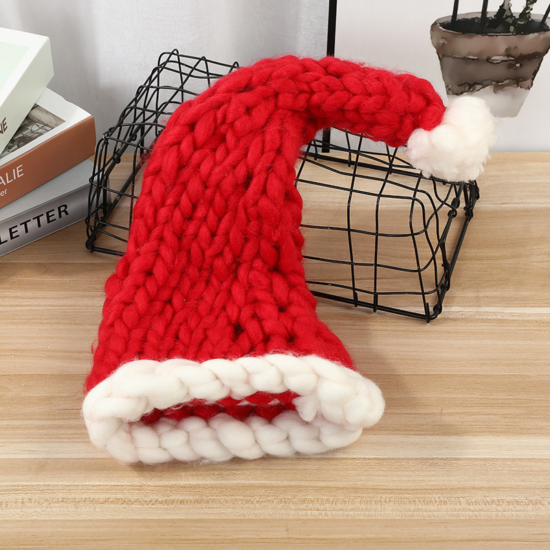 Christmas Plush Hat With Pompom Cute Winter Hat For Women Men Child — изображение 6