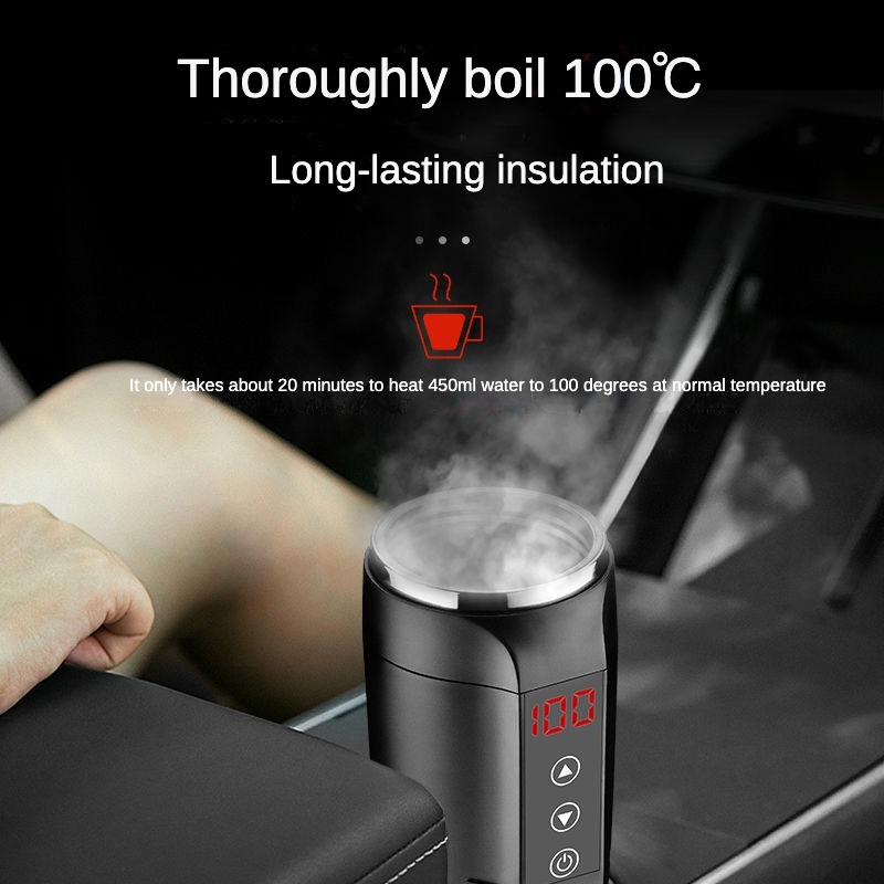 Insulated Electric Cup Water Heater For Automobiles - Image 3