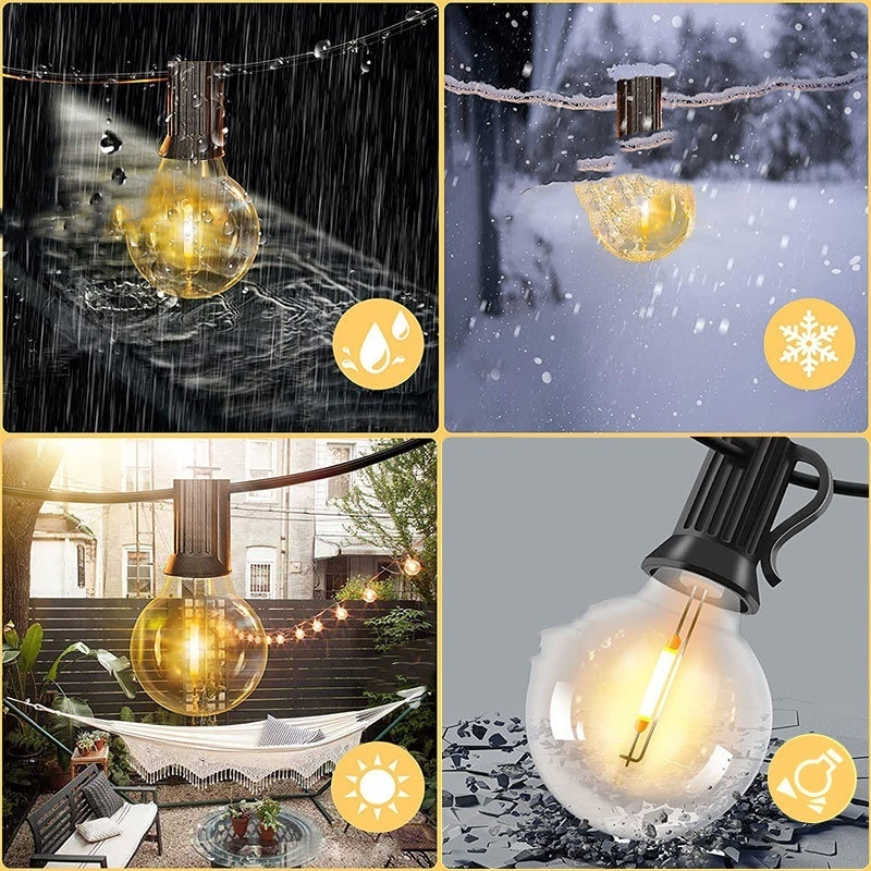 Outdoor G40 Lamp String Waterproof Globe Festival Led String Lights - Image 3