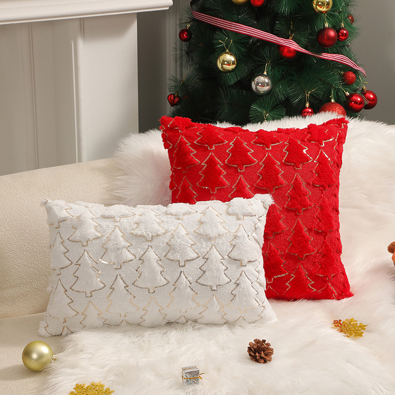 Holiday Ornament Pillow Bedroom Bedside Plush Pillowcase - Image 3