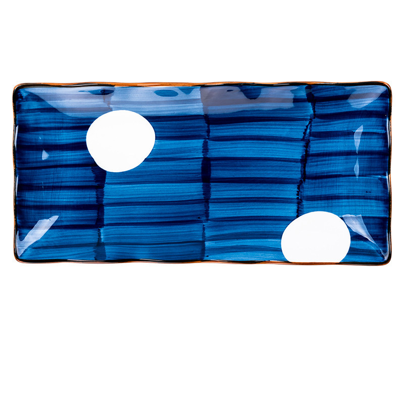 Japanese-style Dinner Plate, Household Ceramic Plate, Breakfast Plate, Tableware, Fish Plate, Sushi Plate — изображение 5