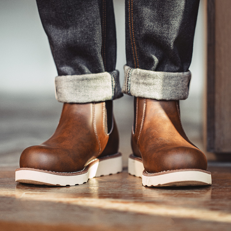 High-top Retro Workwear Dr Martens Boots - Image 5