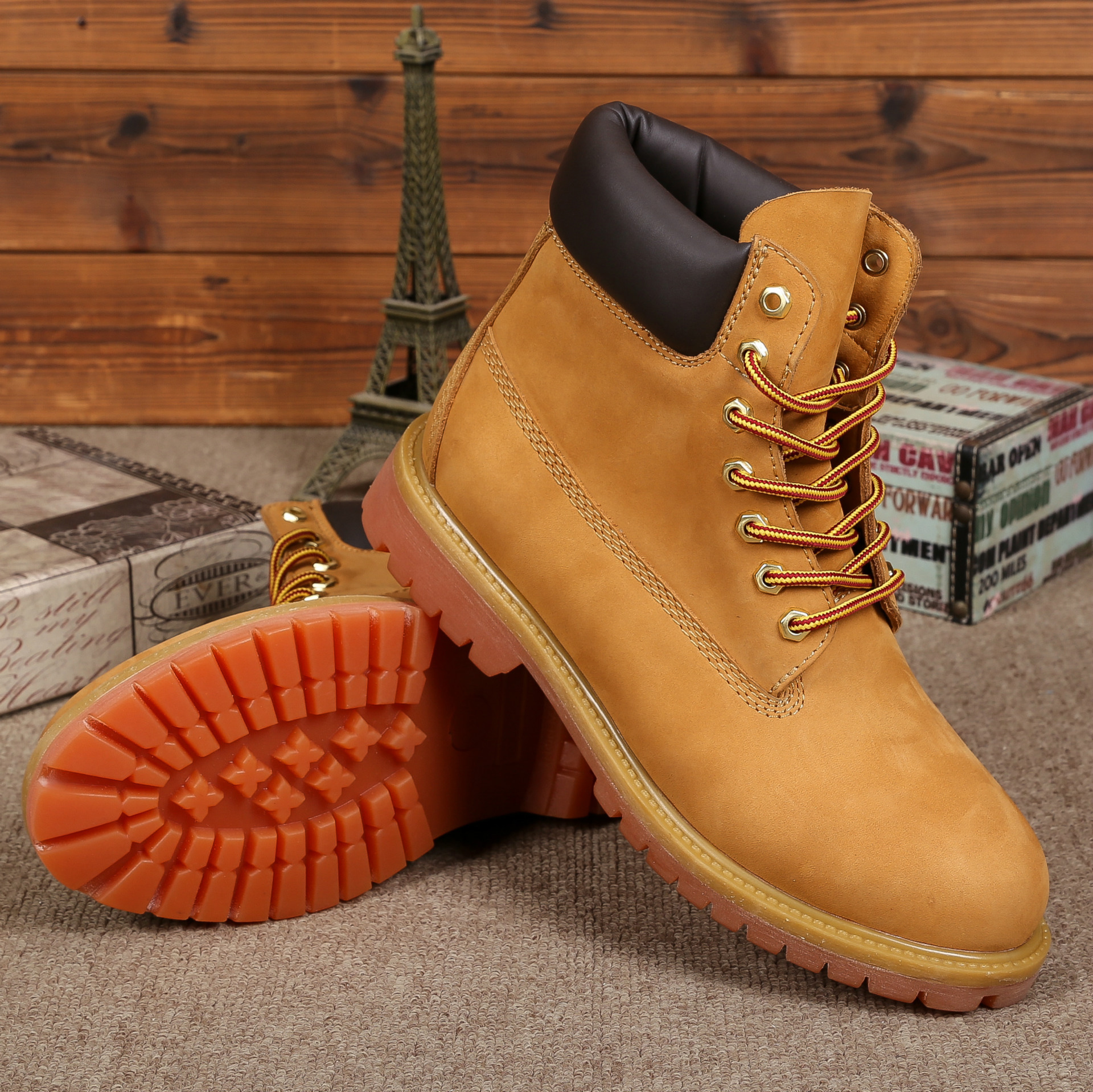 Men's Fashionable Warm High-top Boots - Image 8