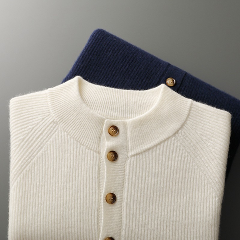 Autumn And Winter New Semi-high Neck Cashmere Sweater - Image 2