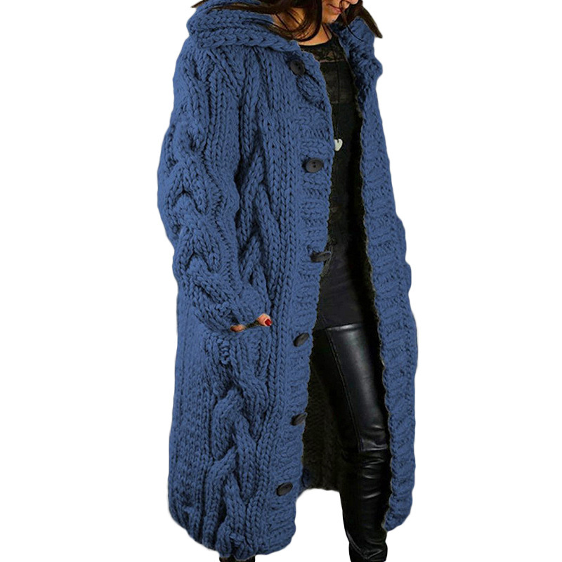 Women's Cardigan Plus Size Sweater Coat - Image 4