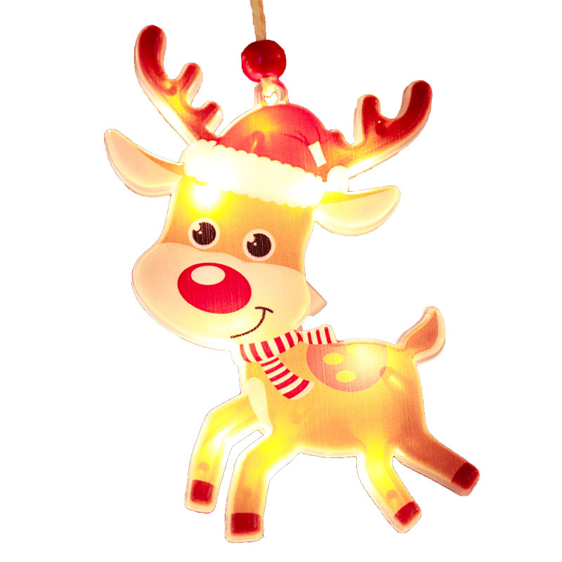 Bar Atmosphere Christmas Interior Decorations Colored Lights — изображение 2