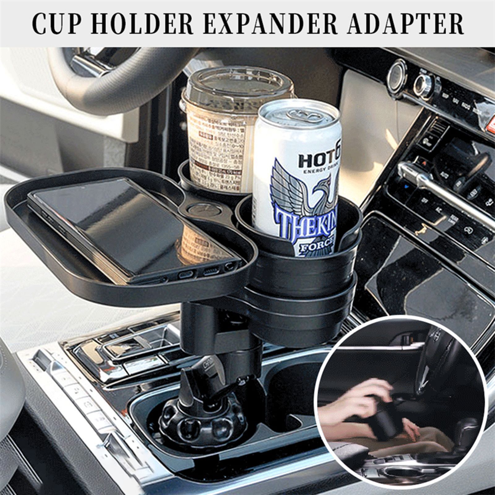 Car Cup Holder With Wireless Charging — изображение 3