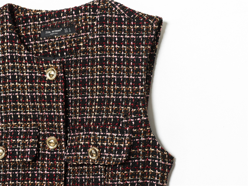 Women's Fashionable Belt Texture Top Vest – Bild 6