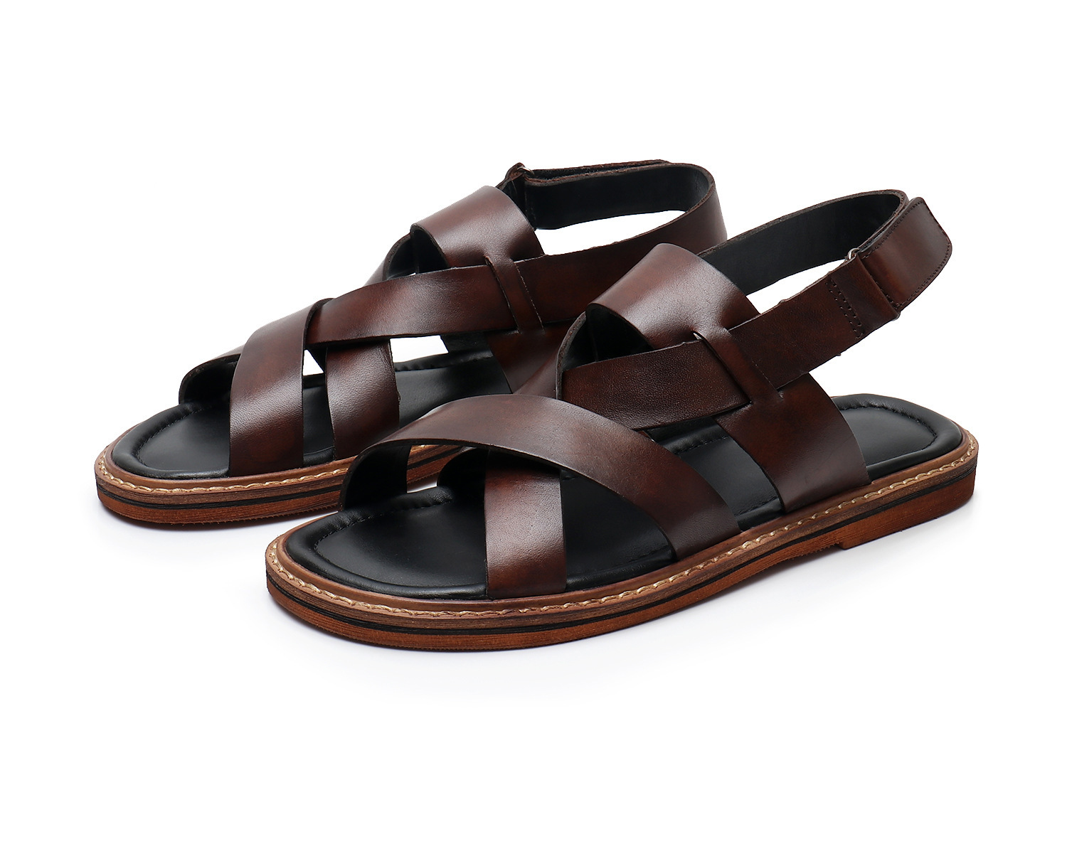 Summer Genuine Leather Casual Sandals Men – Bild 6