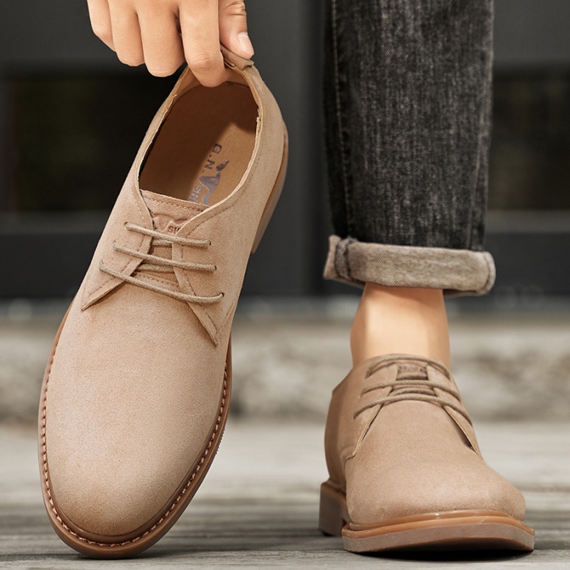 Autumn Retro British Martin Leather Shoes Men's Outdoor Work Shoes Suede - Image 5