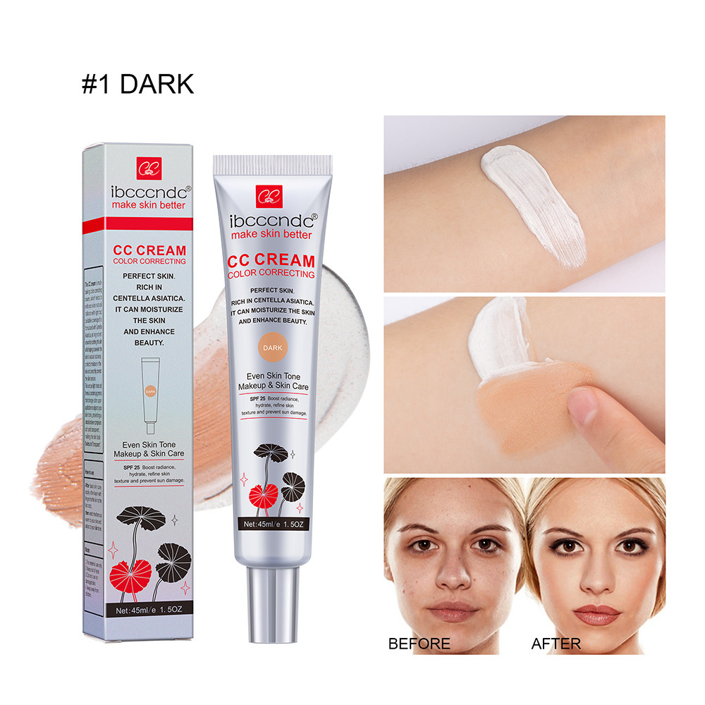 Moisturizing Correcting CC Cream Waterproof Anti-sweat Makeup Before Concealer Lasting Women Makeup Protect Skin Erborian Make - Image 4