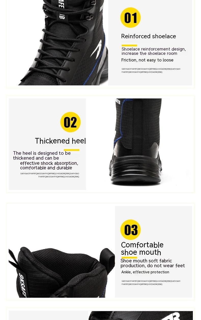 New Men's Work Protective Footwear Anti-chemical Shoes — изображение 5