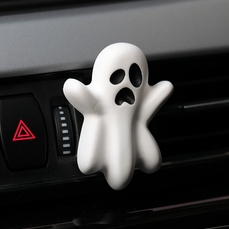 Pumpkin Head Bat Skull Car Air Conditioning Outlet Perfume Clip Auto Interior Decoration - Image 3