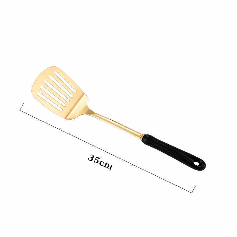 Nordic Stainless Steel Kitchen Utensils Spatula Ceramic Handle - Image 7