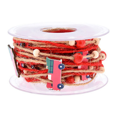 Decorations Red Five-pointed Star Ribbon Bow Christmas Pendant - Image 8