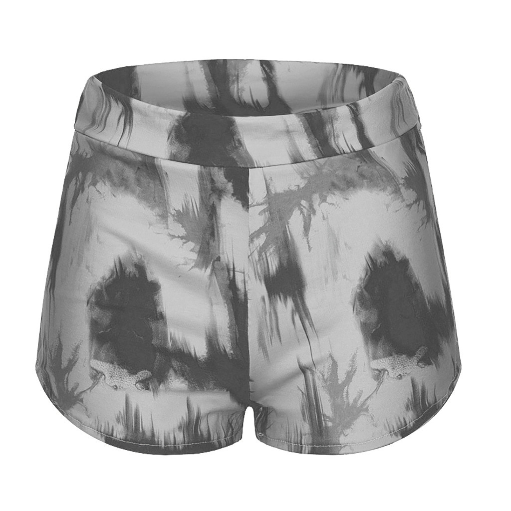 Women's Printed Pleated Leggings Yoga Pants – Bild 5