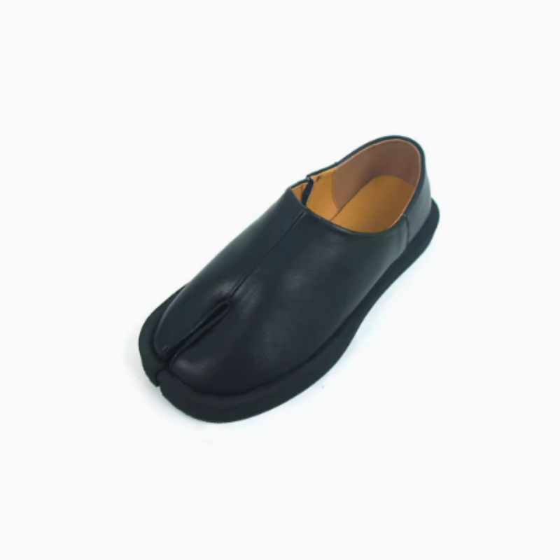 Split Toe Shoes, Men's And Women's Genuine Leather, Internet Famous Sheephoof Horse - Image 3