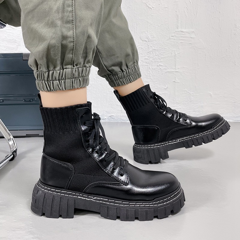 Platform Martin Boots British Style High Top – Bild 7