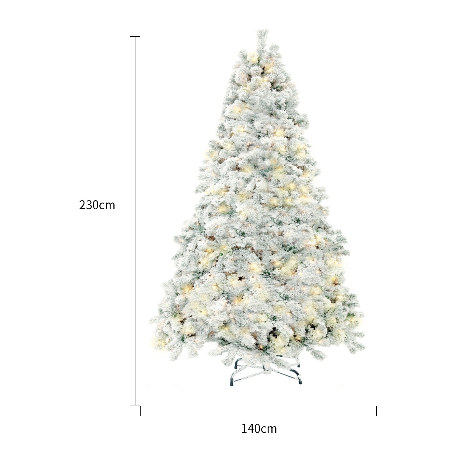 Christmas Tree PVC Artificial Snow Christmas Tree Mall Window Decoration Tree Cedar Christmas Tree Christmas Decoration Supplies – Bild 8