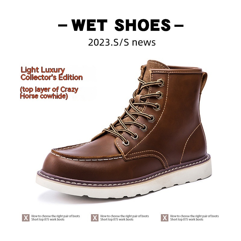 Vintage Martin Boots Fleece-lined Worker Boot Male - Image 7