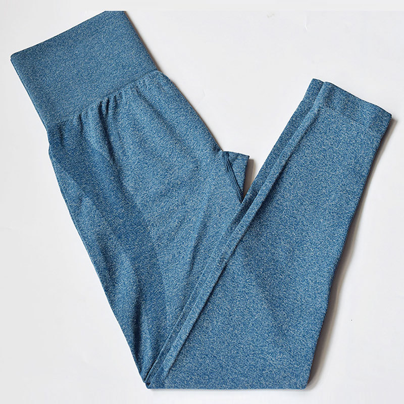 Elastic tight yoga pants high waist hip fitness pants — изображение 5