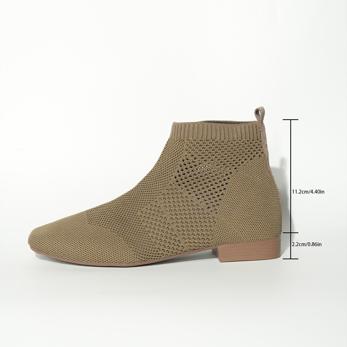 Plus Size Women's Boots Middle Tube Pointed Ankle Boots - Image 7