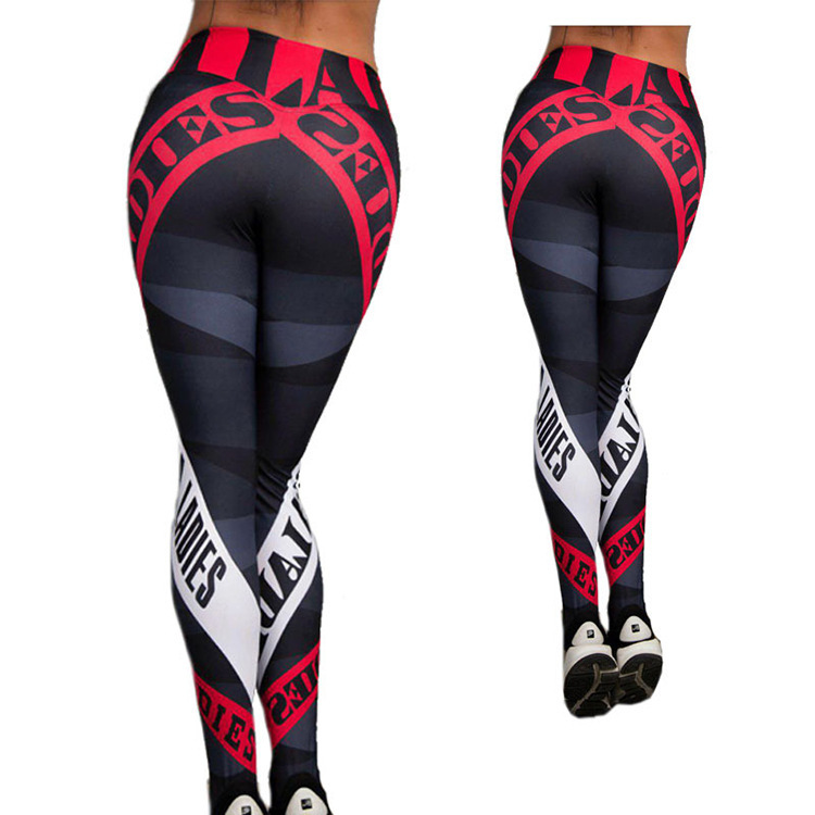 Digital Print Tight Exercise Yoga Pants — изображение 5