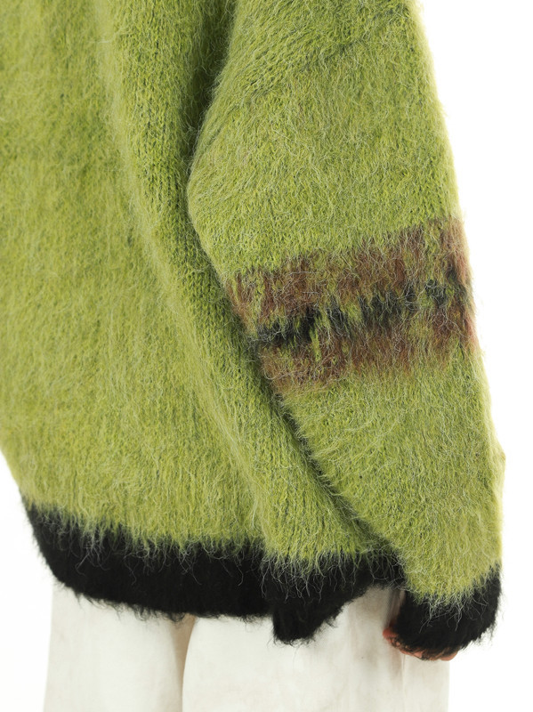 Jungle Rose Mohair Knit Vintage Sweater – Bild 4