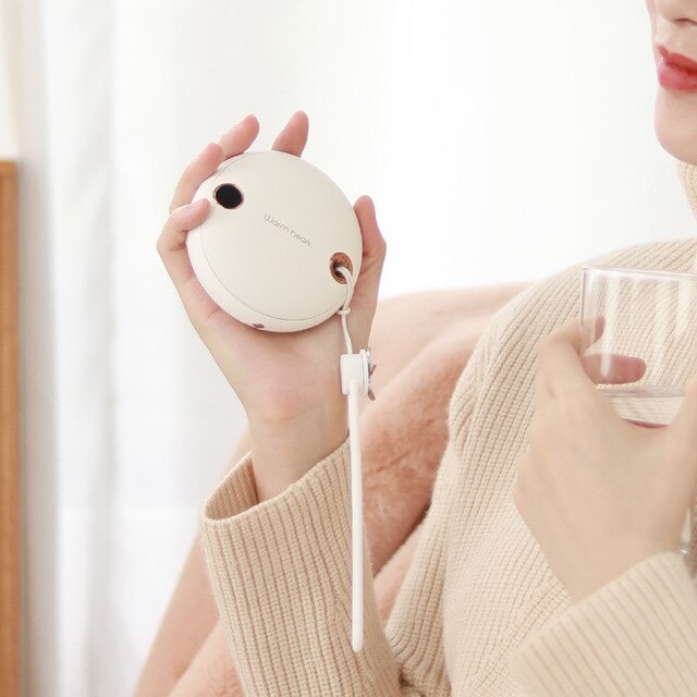 Compatible With , Hand Warmer Heater Poverbank 5000mAh Powerbank Portable Charger For Samsung11 X Xiaomi Power Bank With Digital Display — изображение 10