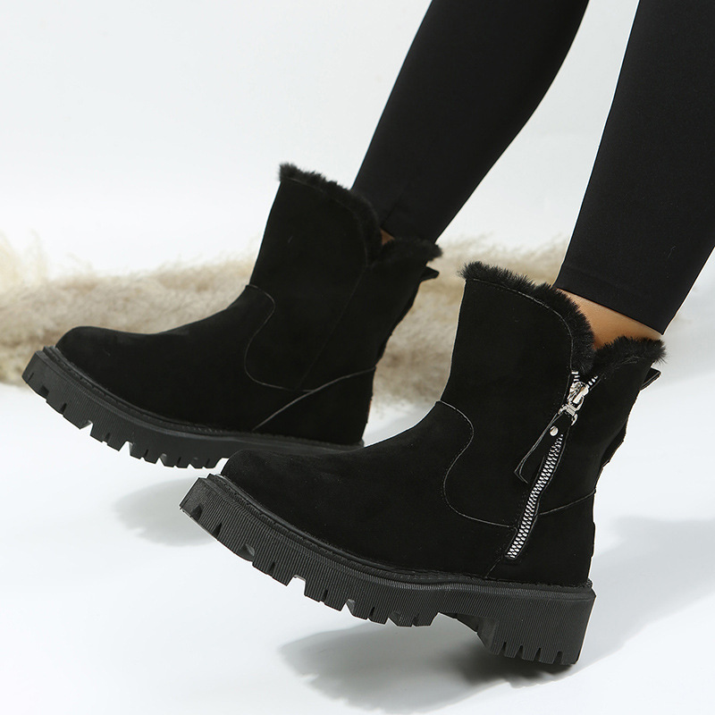 Snow Boots Velvet Warm Cotton Shoes Plus Size - Image 2