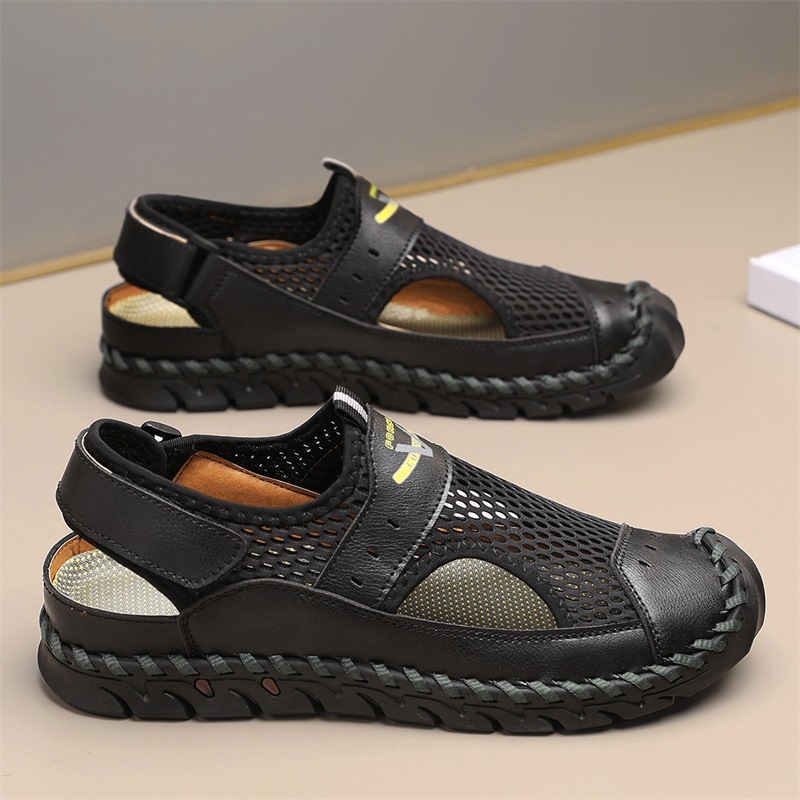 Breathable Beach Men's Mesh Sandals - Image 5