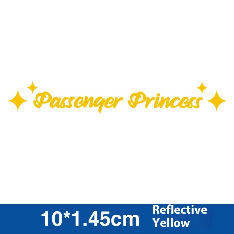 Passenger Princess Special Car Stickers Decorative Reflective — изображение 9