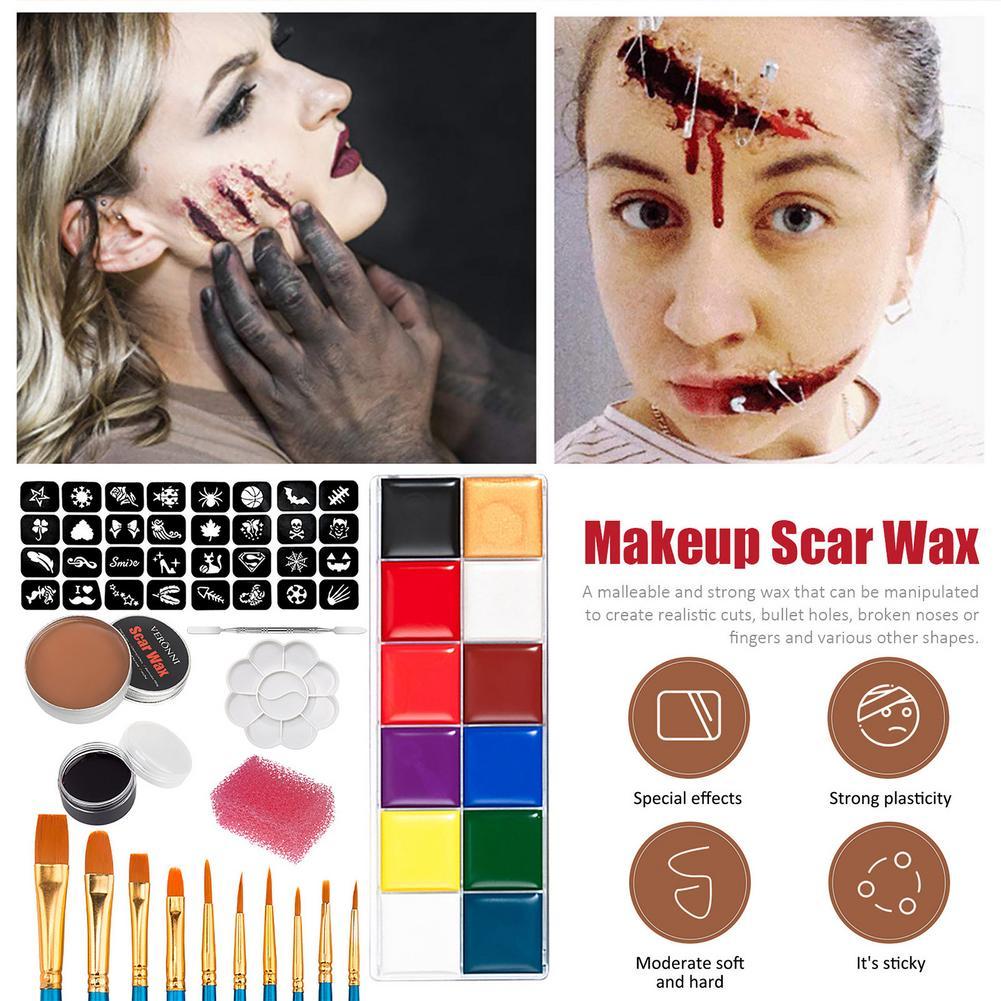 Make-up Sculpting Skin Wax Cover Eyebrow Wax Oil Paint Set - Image 2