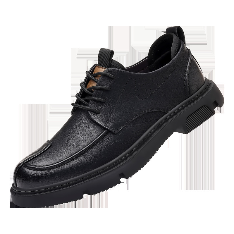 New Men's Korean Fashion All-matching And Handsome Lace Up Casual Work Shoes — изображение 5