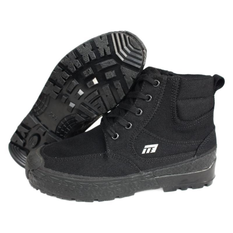 Spring And Autumn Breathable Men's Non-slip Canvas Shoes - Image 2