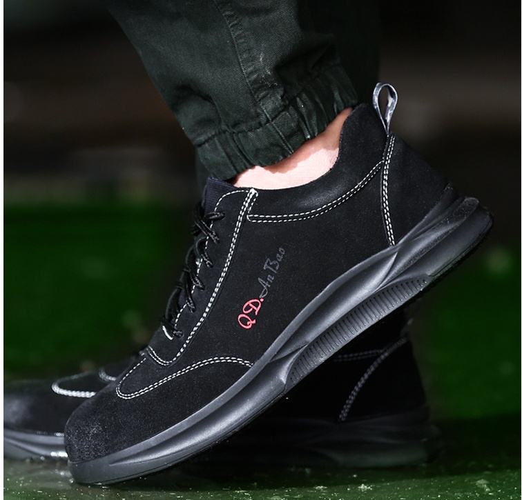 Men's Anti-smash And Anti-puncture Safety Work Shoes