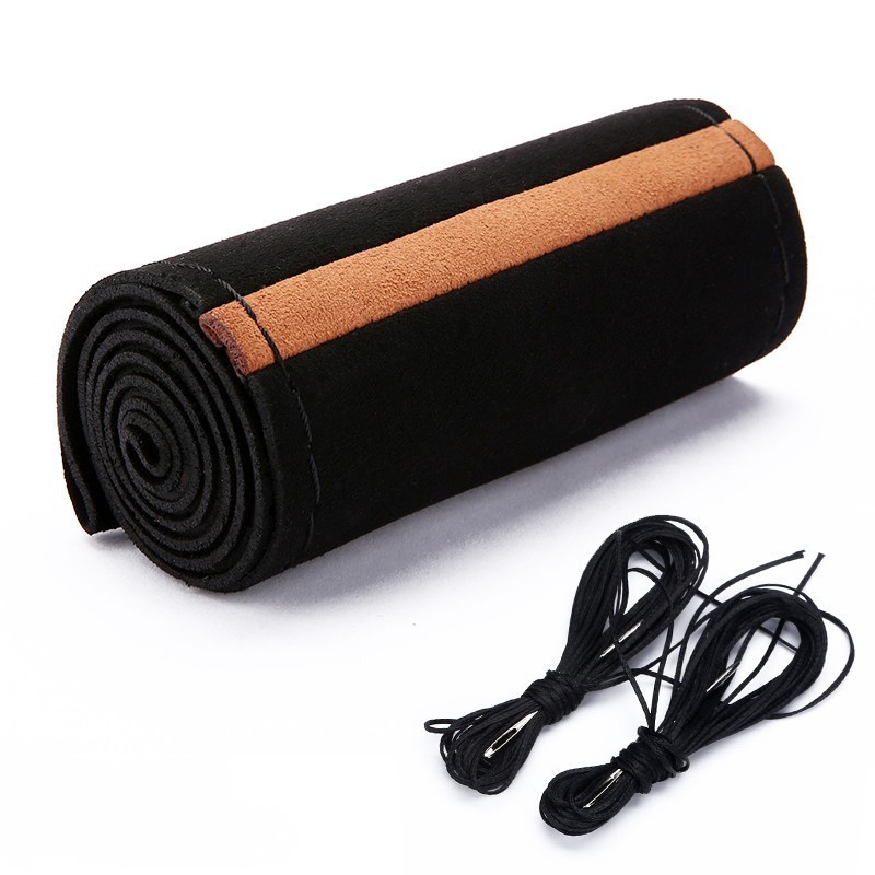 Automobile Wool Microfiber Steering Wheel Cover — изображение 8