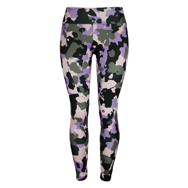 Women's Camouflage High Waist Yoga Pants - Image 6
