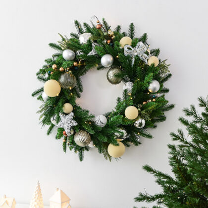 60cm Pine Leaf Christmas Garland Door Ornaments