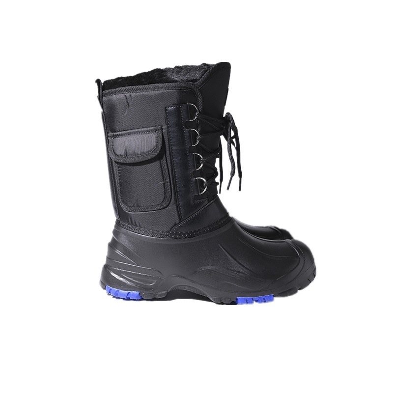 Fleece-lined Cotton-padded Warm Keeping Fishing Boots - Image 2